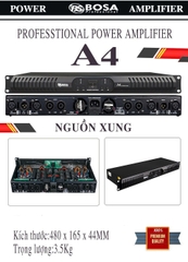Cục đẩy công suất Bosa A4, Nguồn xung 4 kênh