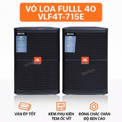 Vỏ loa full 40 đơn 4 tấc, bass 40cm, ván ép chất lượng VLF4T-715E
