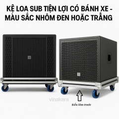 Đế Kệ Case để loa array 3 tấc, 4 tấc, hoặc kệ sub theo kích thước, yêu cầu riêng, có bánh xe