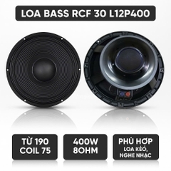 Củ loa Bass RCF 30cm, 3 tấc từ 190 coil 75 (L12P400)