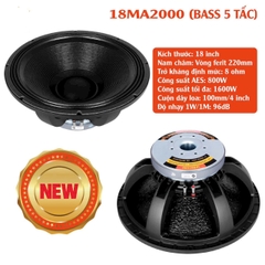 Loa bass rời 50 , 5 tấc từ 22 coil 100, 18MA2000