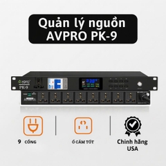 Quản lý nguồn AVPRO PK-9 – Chạy Cực Ổn, Chống Giật, Tích Hợp Cầu Chì Bảo Vệ, Hàng chính hãng