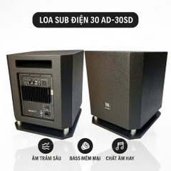 Loa Sub điện 30 AD-30SD 3 tấc, Bass gầm, Công suất 400w