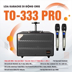 Loa kéo di động Oris TO 333Pro tích hợp livestream công suất lớn 480W