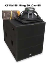 Vỏ sub hơi 50 5 tấc VS18, ván ép cao cấp | Kiểu Titan