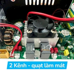 Mạch loa kéo K250 công suất 250W, Cổng Live,Chống hú, Quạt làm mát
