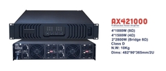 Cục đẩy công suất 4 kênh class D, 1000W/1CH, AX421000
