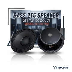 Loa bass rời 25 từ 170 coil 75 10-170-75H - 8ohm 300w