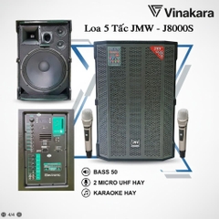 Loa kéo di động JMW J8000A-03 5 tấc