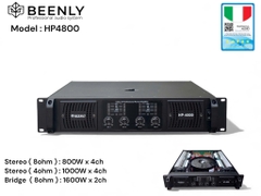 Cục đẩy công suất BEENLY HP4800, Công suất 800W X 2CH