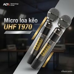 Micro kèm Board mạch cho loa kéo,  UHF T970