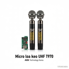 Micro kèm Board mạch cho loa kéo,  UHF T970