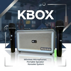 Loa xách tay - loa trợ giảng KCBOX L2, đèn led, kèm 2 micro,100w