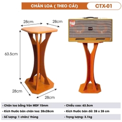 Chân loa, sử dụng đỡ loa full karaoke ,Loa kéo Ván MDF, CTX-01