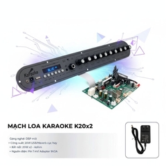 Mạch Loa Karaoke K20x2 – Công nghệ DSP, Echo – Reverb