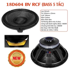 Loa bass rời 50 RCF từ 220 coil 100, Màn cacbon 18D4604 BV