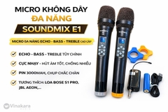 Micro không dây đa năng Soundmix E1 (Chỉnh Echo, Bass, Treble), VAT