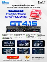 Cục đẩy công suất 4 Kênh MAXO GT4.15