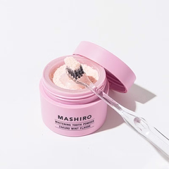Bột đánh trắng răng Mashiro hương lựu bạc hà 30g - Hàng Nhật nội địa