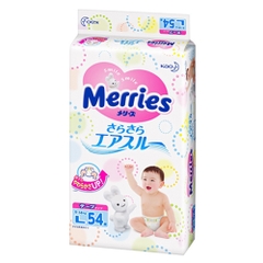 Bỉm Merries L54 dán nội địa