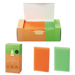 Hộp 18 miếng mút rửa bát, chà cọ đa năng My Pika - Hàng Nhật nội địa