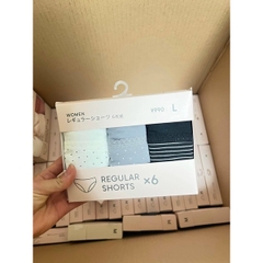 Set 6 chiếc quần Chip (Quần lót) Gu Uniqlo Nhật Bản (Size L) - Hàng Nhật nội địa