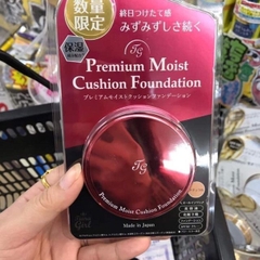 Phấn nước Premium Moist Cushion Foundation màu hồng -  Hàng Nhật nội địa