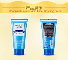 Sữa rửa mặt Amino Acid cấp ẩm cho da Hanajirushi 150gr - Hàng Nhật nội địa
