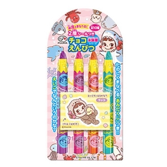 Kẹo socola Fujiya hình bút chì set 4 chiếc 27g - Hàng Nhật nội địa