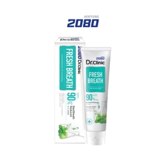 KEM ĐÁNH RĂNG CC HÀN QUỐC AEKYUNG 2080 DR. CLINIC TARTAR CONTROL ngăn ngừa hơi thở có mùi 125gr - Hàng Nhật nội địa