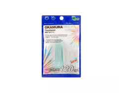 Tăm Nhựa Okamura Gói 120 Cây - Hàng Nhật nội địa