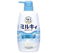 Sữa tắm Milk Body Soap 550ml (xanh) - Hàng Nhật nội địa