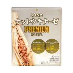 Viên Uống Hỗ Trợ Phòng Ngừa Đột Quỵ, Tai Biến Nano Nattokinase Premium 60000fu NICHIEI BUSSAN 120 Viên - Hàng Nhật chính hãng