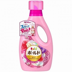 Nước giặt xả 2 in 1 Bold P&G chai 850g màu hồng - Hàng Nhật nội địa