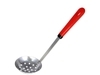 Muôi thủng inox (cán đỏ) - Hàng Nhật nội địa