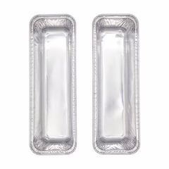 Set 2 khay nướng bằng nhôm cỡ dài Echo - Hàng Nhật nội địa
