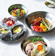 SET 4 ĐĨA INOX NHẬT BẢN