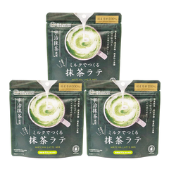 Bột trà xanh sữa vị matcha latte xanh đậm 100gr - Hàng Nhật nội địa