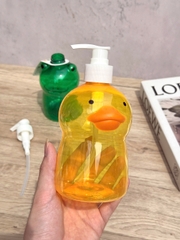 Chai đựng có vòi nhấn hình ếch, vịt (500ml) - Hàng Nhật nội địa