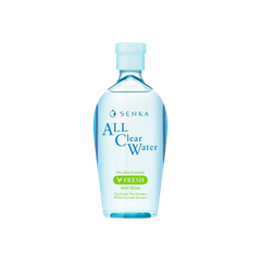 Nước tẩy trang Senka không cồn Fresh Anti Shine 400ml xanh lá ( da dầu) - Hàng Nhật nội địa