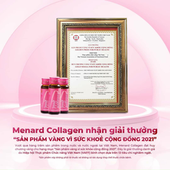Menard Collagen hỗ trợ tăng độ ẩm da và đàn hồi (30ml x 10 lọ) - Hàng Nhật Nội Địa