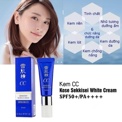 Kem trang điểm CC Kose Sekkisei White Cream SPF50+/PA++++  - Hàng Nhật nội địa