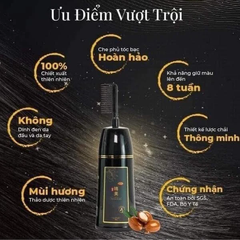 Nhuộm Phủ Bạc Thảo Dược Komi Argan 350ml Nhật Bản (có lược)