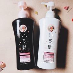 Set dầu gội xả Ichikami mềm mượt 480ml Kracie( đã phân loại) - Hàng Nhật nội địa
