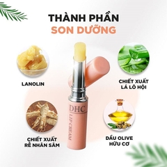 Son dưỡng môi không màu chiết xuất tinh dầu oliu DHC Lip Cream- Hàng Nhật chính hãng
