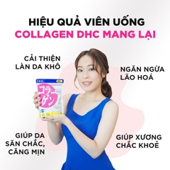 DHC Combo Bổ Sung Collagen, Trắng Da Nhật Bản 30 Ngày ( Vitamin C, Collagen, Coix)