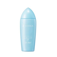 Gel Sữa Chống Nắng Senka Ẩm Mượt Cho Da Khô Perfect UV Gel SPF50+ PA++++ 80g - Hàng Nhật nội địa