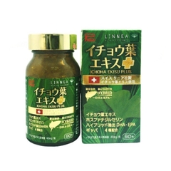 Viên uống bổ não, ngừa đột quỵ Ichoha Ekisu Plus Ribeto  90 viên - Hàng Nhật nội địa