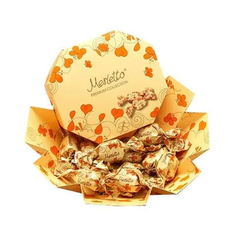 Kẹo socola Merletto nhân đào 150g - vàng