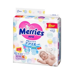 Bỉm Merries dán Newborn (cộng miếng)